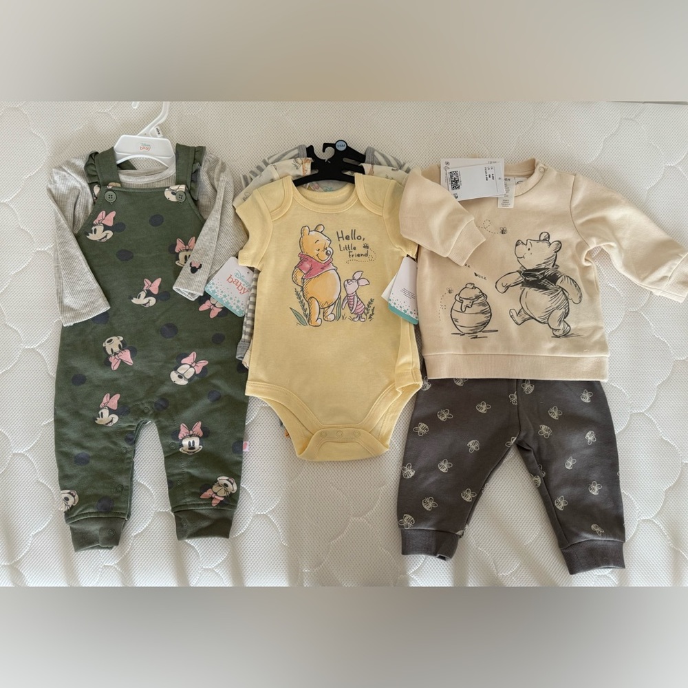 Baby Girl Disney Outfits Bundle